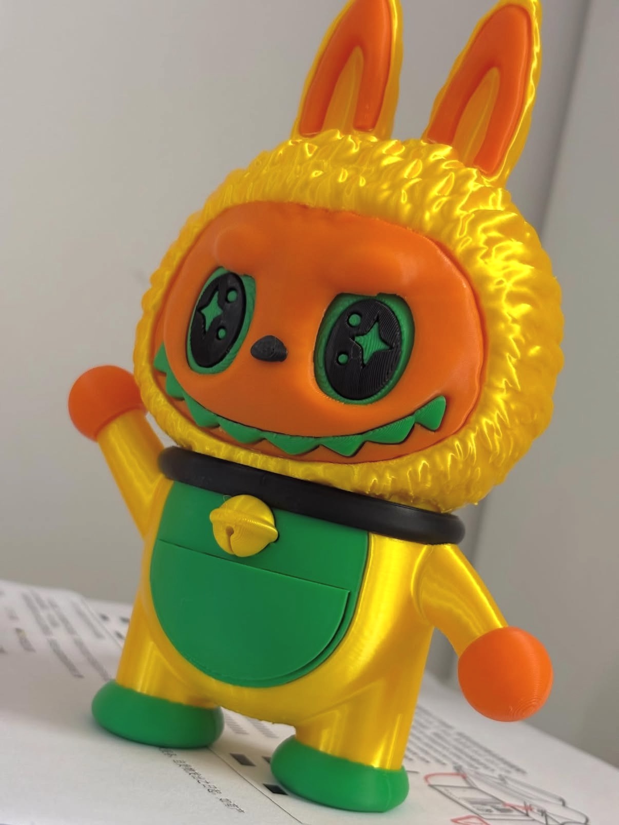 3D print: red prototype